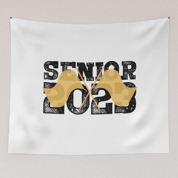 Item preview, Class of 2023 - Color Guard Flag - Black/Yellow designed and sold by BandMomDesigns.