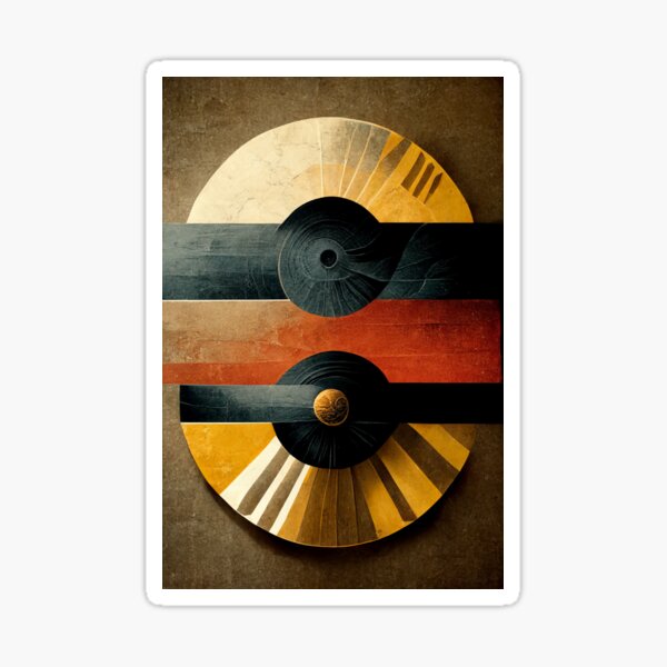 Item preview, Vinyl Record Abstract Art Deco designed and sold by ArtDecoGecko.