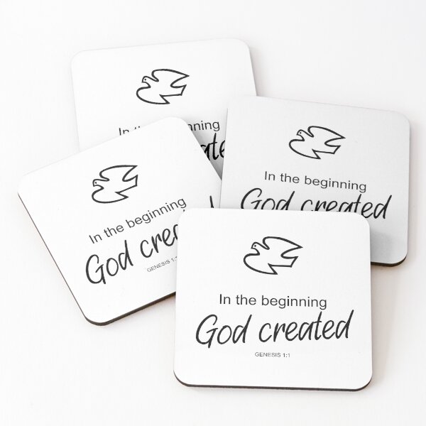 Item preview, In the beginning, God created - Genesis 1:1 designed and sold by aheartforgod.
