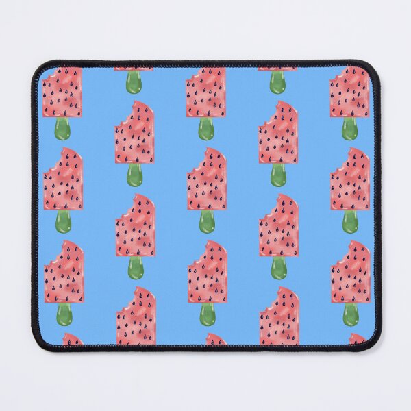 Item preview, Pink Watermelon With Blue Background designed and sold by missmann.