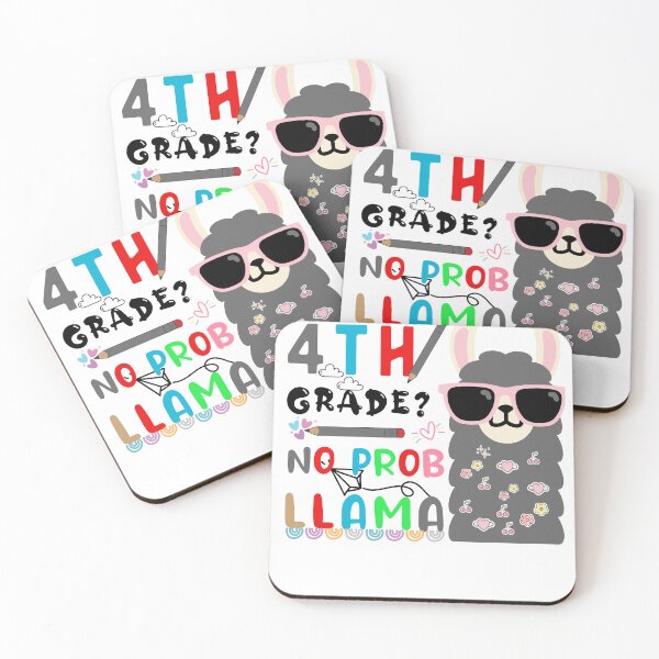 Item preview, 4th grade is no prob llama- 4th grade back to school llama designed and sold by POPLIN ⭐ ⭐ ⭐ ⭐ ⭐.