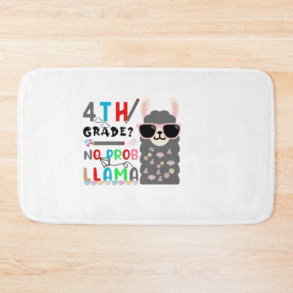 Item preview, 4th grade is no prob llama- 4th grade back to school llama designed and sold by POPLIN ⭐ ⭐ ⭐ ⭐ ⭐.