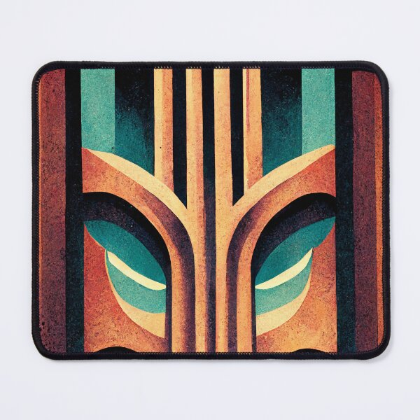 Item preview, Tiki Art Deco designed and sold by ArtDecoGecko.