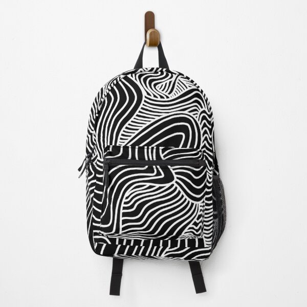 Item preview, Black and white line illustration pattern. Quicksand. designed and sold by MagnetitaBySil.