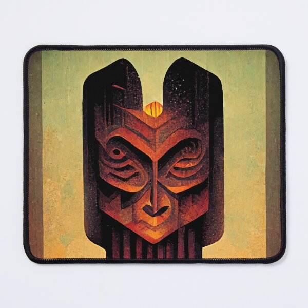 Item preview, Tiki Art Deco designed and sold by ArtDecoGecko.