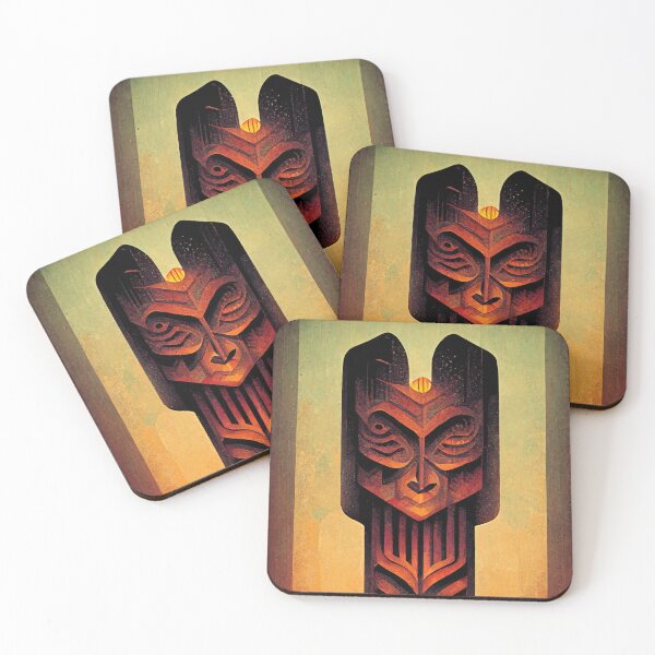 Item preview, Tiki Art Deco designed and sold by ArtDecoGecko.