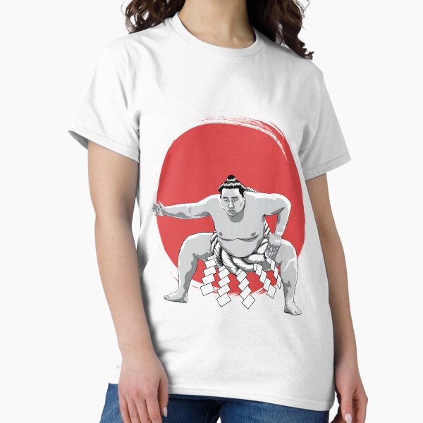 Item preview, Japanese sumo wrestler in Tokyo tshirt etc designed and sold by ladybugjapan.