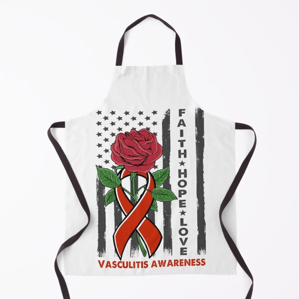 Item preview, Faith Hope Love Vasculitis Awareness American Flag designed and sold by Kohend.