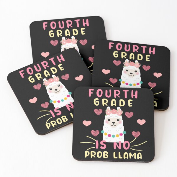 Item preview, 4th grade is no prob llama- 4th grade back to school llama designed and sold by POPLIN ⭐ ⭐ ⭐ ⭐ ⭐.