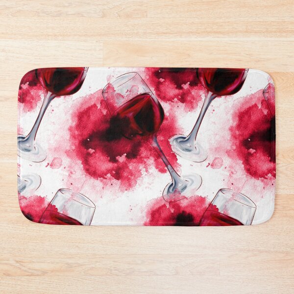 Item preview, Spilled Red Wine Stain Pattern Design designed and sold by Draculaura2009.