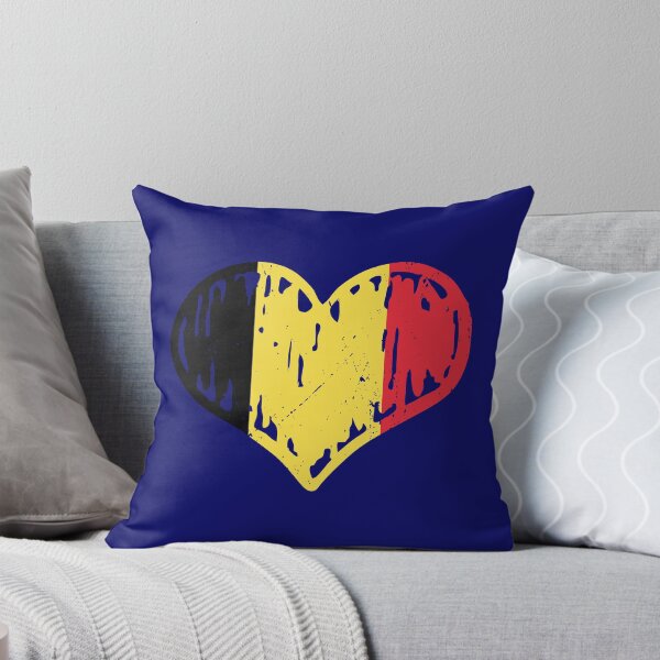 Artikelvorschau, Belgium Flag Heart Love entworfen und verkauft von rafaeltto.