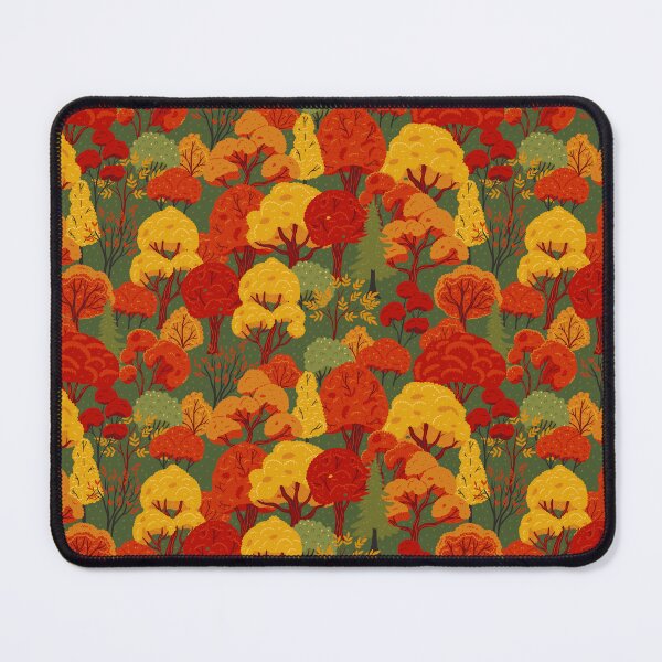 Item preview, pattern of autumn trees designed and sold by burbura.