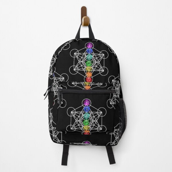 Item preview, Chakra on Metatron's Cube in White designed and sold by Hues of Zen.