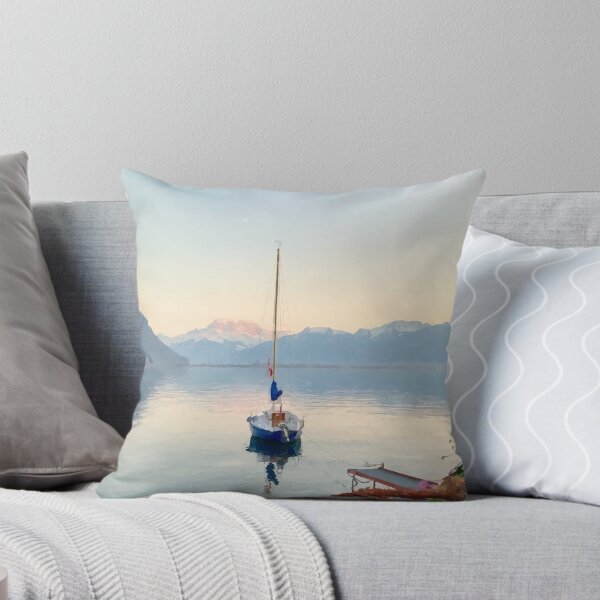 Item preview, Tranquility on Swiss Lake - Watercolour Style designed and sold by WWWC2288.