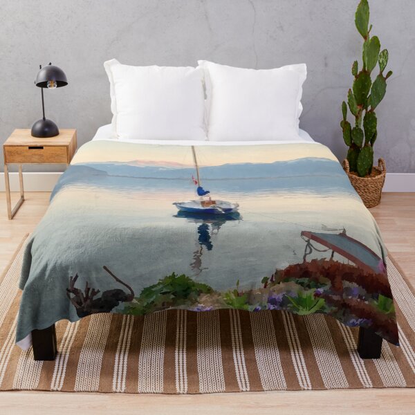 Item preview, Tranquility on Swiss Lake - Watercolour Style designed and sold by WWWC2288.