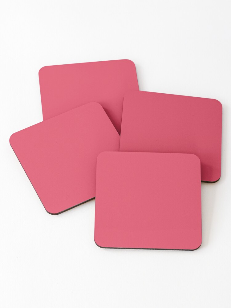 Thumbnail 1 of 5, Coasters (Set of 4), Geranium designed and sold by SaraValor.