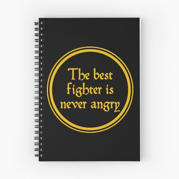 Item preview, The Best Fighter Is Never Angry - Lao Tzu Quotes designed and sold by JourneyCreative.
