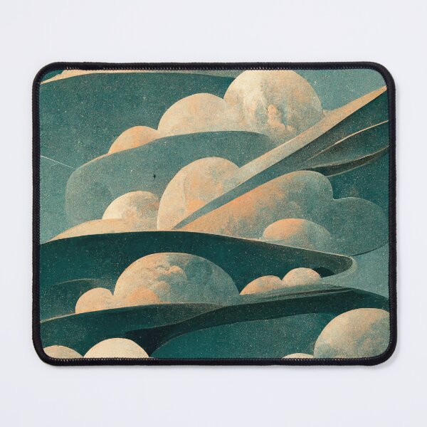 Item preview, Clouds Art Deco designed and sold by ArtDecoGecko.