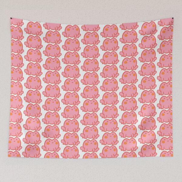 Item preview, Super Cute Pink Frog designed and sold by EmiBeeBuzz.