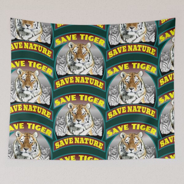 Item preview, Save Tiger Save Nature | Tiger Day designed and sold by DNC1134.