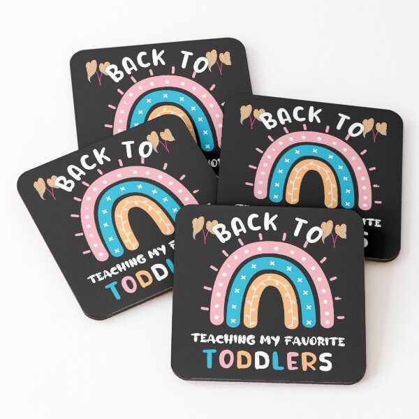 Item preview, back to teaching my favorite toddlers, daycare school teacher designed and sold by POPLIN ⭐ ⭐ ⭐ ⭐ ⭐.