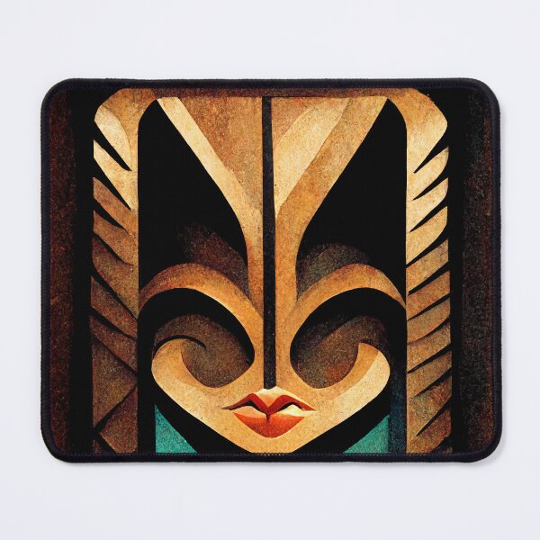 Item preview, Tiki Art Deco designed and sold by ArtDecoGecko.