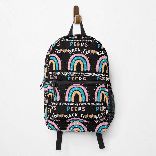 Item preview, back to teaching my favorite peeps, daycare school teacher designed and sold by POPLIN ⭐ ⭐ ⭐ ⭐ ⭐.