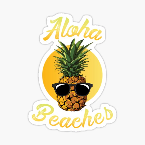 Item preview, Pineapple Aloha Beaches Hawaii - Hawaiian Summer T-shirt designed and sold by LiqueGifts.