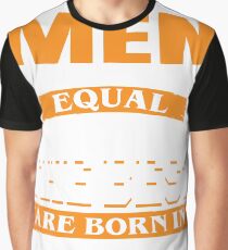 Camiseta gráfica Todos los hombres son creados iguales Pero solo los mejores nacen en agosto