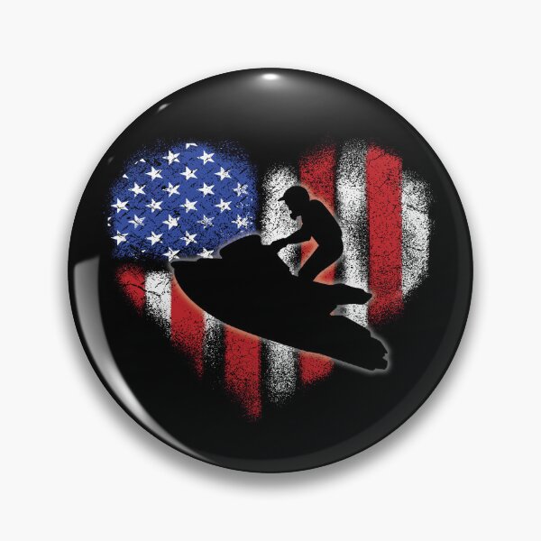 Item preview, I Love Jet Skiing USA designed and sold by GreatWest.
