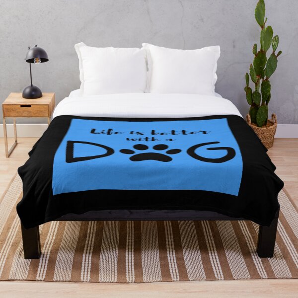 Item preview, life is better with a dog designed and sold by MOBASHI WORLD.
