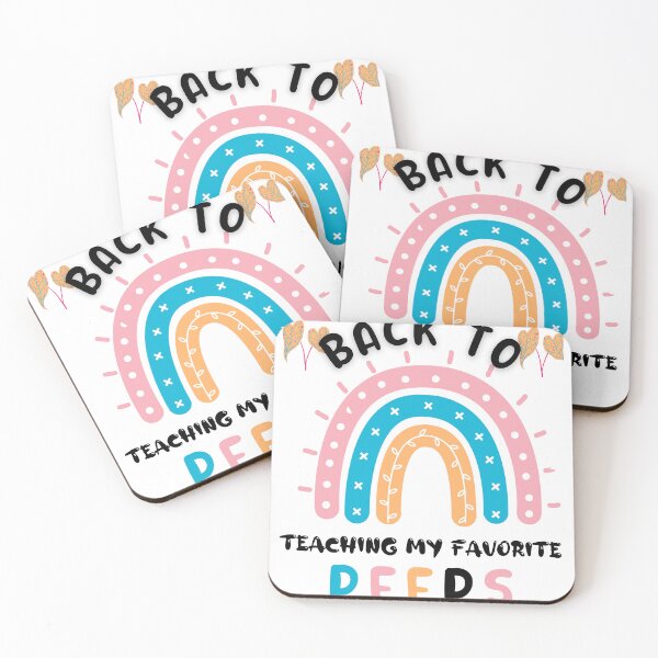 Item preview, back to teaching my favorite peeps, daycare school teacher designed and sold by POPLIN ⭐ ⭐ ⭐ ⭐ ⭐.