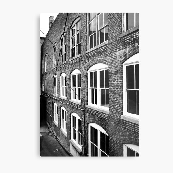 Down The Alley Metal Print