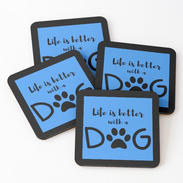 Item preview, life is better with a dog designed and sold by MOBASHI WORLD.