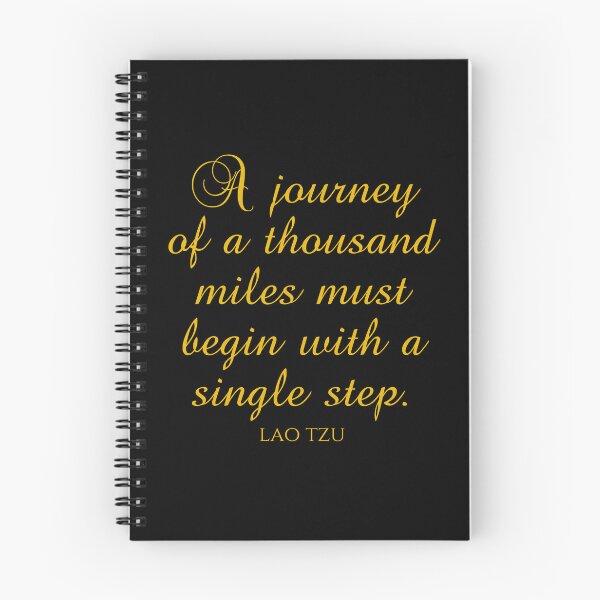 Item preview, A Journey Of A Thousand Miles Must Begin With A Single Step - Lao Tzu - Wisdom designed and sold by PhiloJourney.
