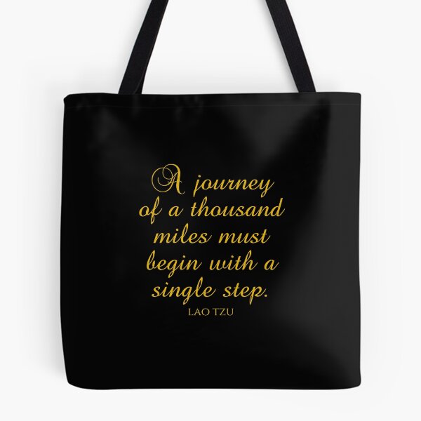 Item preview, A Journey Of A Thousand Miles Must Begin With A Single Step - Lao Tzu - Wisdom designed and sold by PhiloJourney.