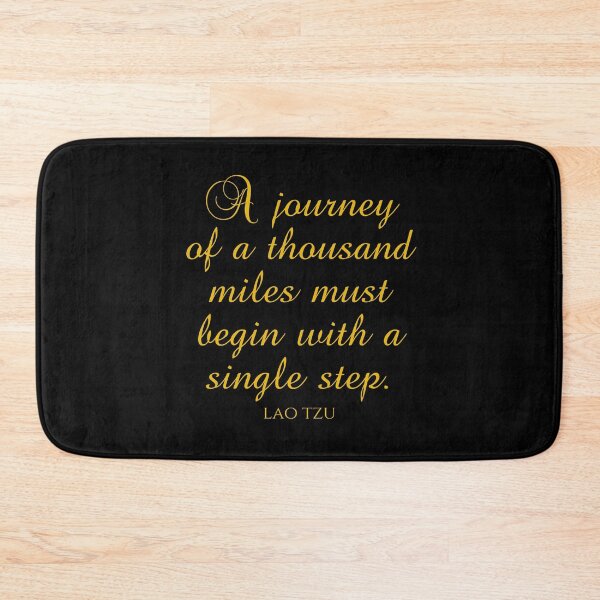 Item preview, A Journey Of A Thousand Miles Must Begin With A Single Step - Lao Tzu - Wisdom designed and sold by PhiloJourney.
