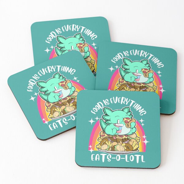 Item preview, Food is everything axolotl designed and sold by The magic  Yellow bus.