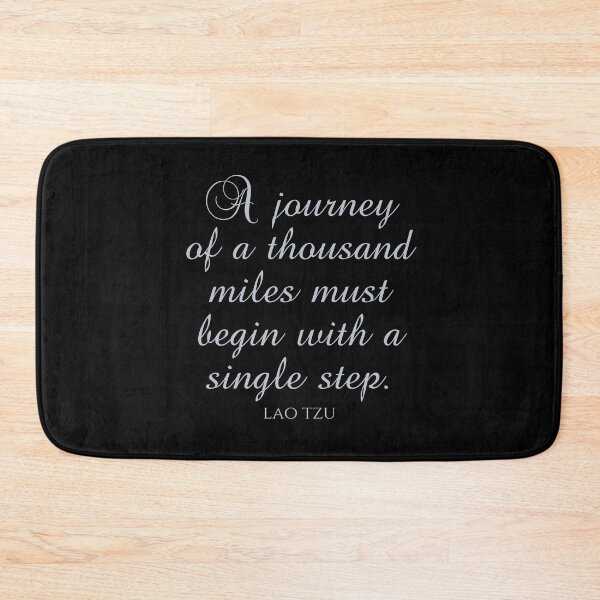 Item preview, A Journey Of A Thousand Miles Must Begin With A Single Step - Lao Tzu - Wisdom designed and sold by PhiloJourney.