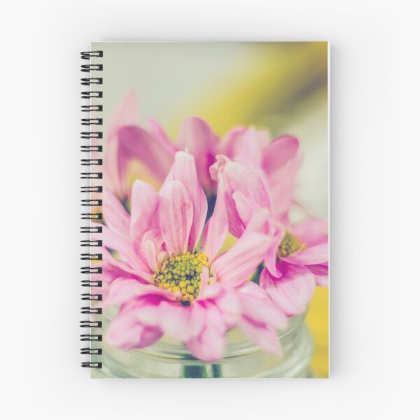 Item preview, Vintage Pink Flower Arrangements in Glass Jar designed and sold by MyArt23.