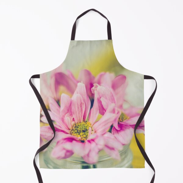 Item preview, Vintage Pink Flower Arrangements in Glass Jar designed and sold by MyArt23.