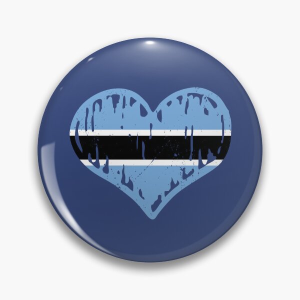 Item preview, Botswana Flag Heart Love designed and sold by rafaeltto.