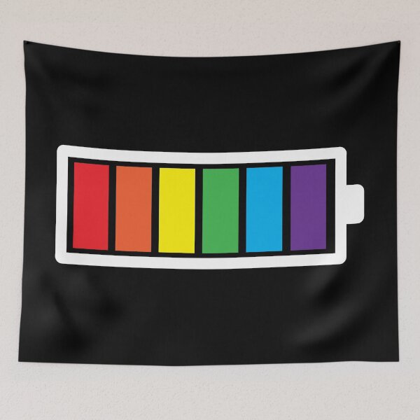 Item preview, Rainbow Battery designed and sold by Mikayla711.