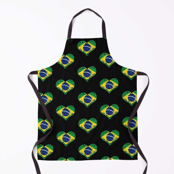 Artikelvorschau, Brazil Flag Heart Love entworfen und verkauft von rafaeltto.