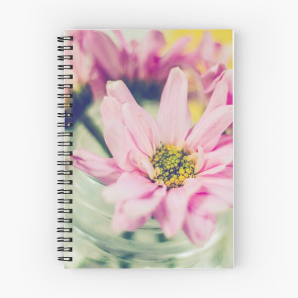 Item preview, Vintage Pink Flower Arrangements in Glass Jar designed and sold by MyArt23.