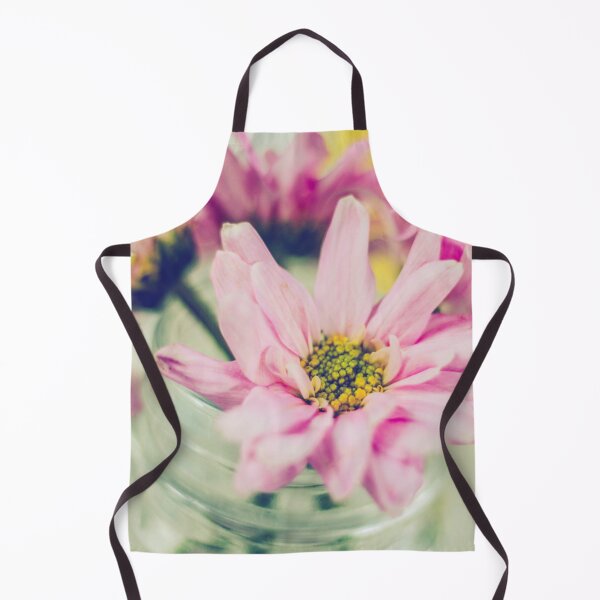 Item preview, Vintage Pink Flower Arrangements in Glass Jar designed and sold by MyArt23.