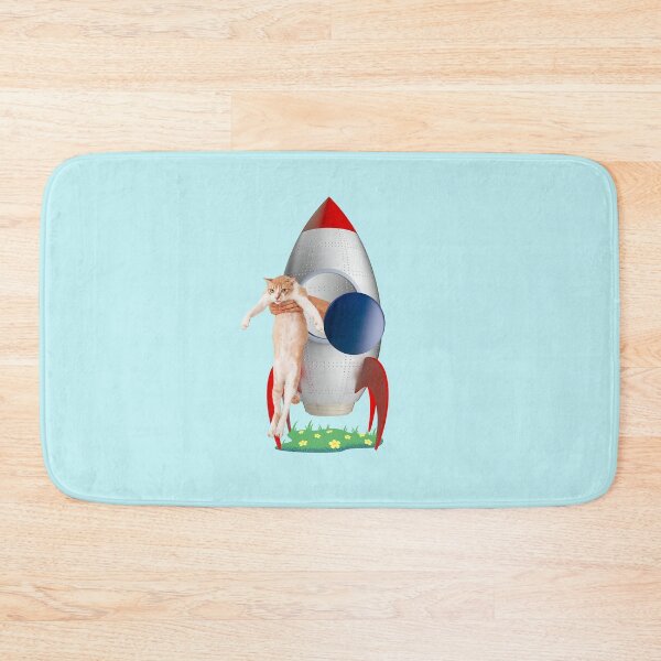 Item preview, Cats Not Allowed In Rocket (Orange Kitty) designed and sold by leBoosh-Designs.