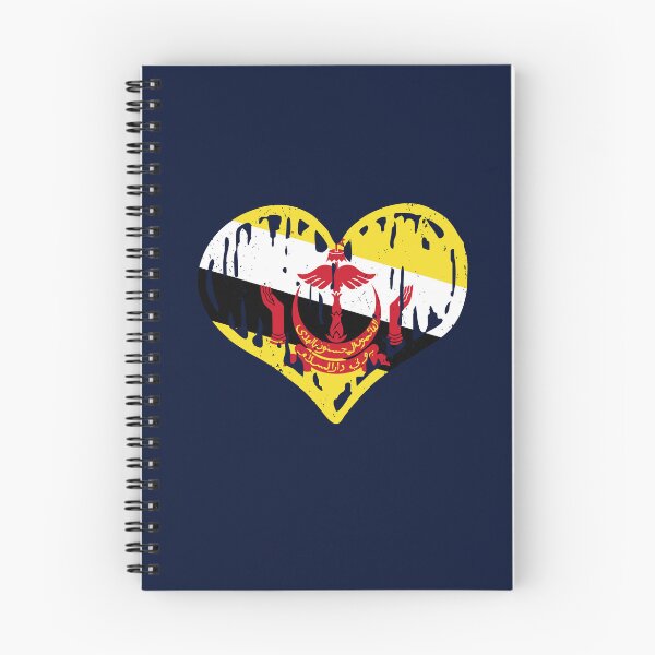 Item preview, Brunei Flag Heart Love designed and sold by rafaeltto.