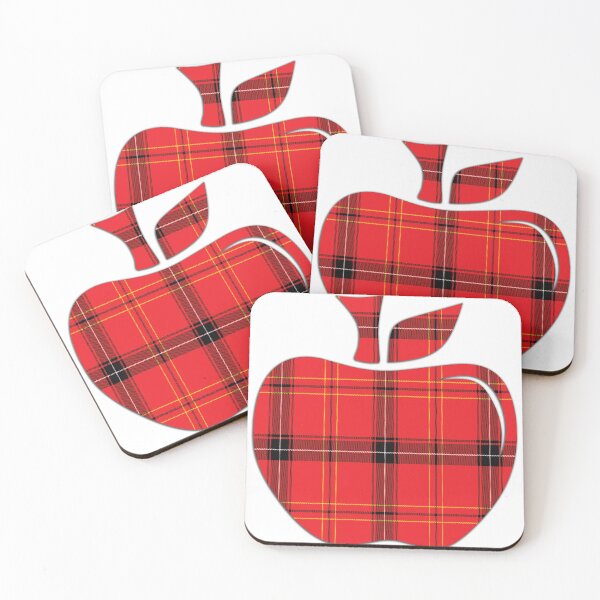Item preview, Plaid Apple (White Background) designed and sold by jamienathan.
