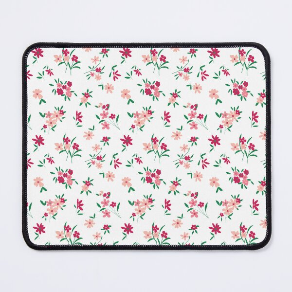 Item preview, White & Pink Ditsy Floral designed and sold by StudioPosies.